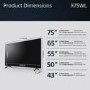 Sony BRAVIA X75W 65 inch 4K Ultra HD LED Smart TV