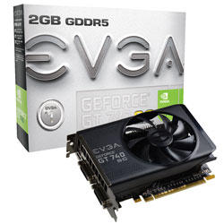 EVGA NVidia GeForce GT 740 SC 2GB GDDR5 Graphics Card