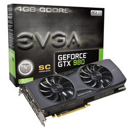 EVGA NVidia GeForce GTX 980 4GB Superclocked ACX Graphics Card