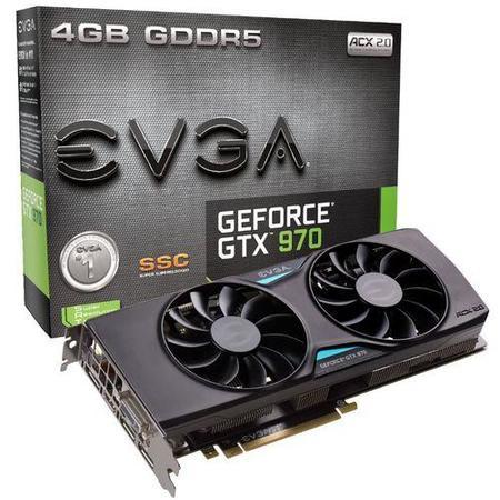EVGA Nvidia GeForce GTX 970 1190MHz 4GB 256bit GDDR5 Graphics Cards 