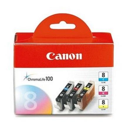 Canon CLI-8CMY Ink Cartridge Multipack (1x Cyan/Magenta/Yellow)