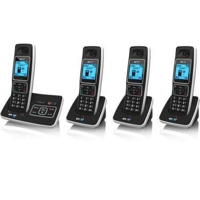BT 6500 Cordless Telephone with Answer Machine - Quad