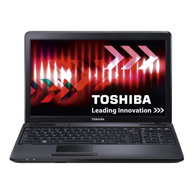 Preowned T2 Toshiba Satellite Pro C650-18D Windows 7 Laptop in Black 