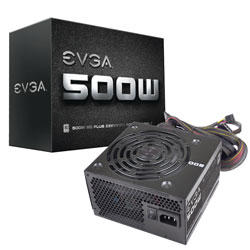 EVGA 500W 80 Plus White Non-Modular Power Supply