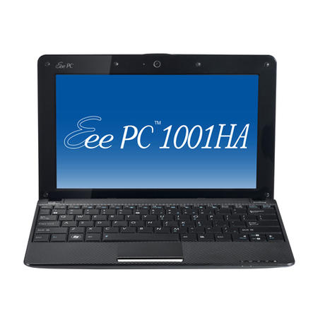 ASUS Eee PC 1001HA Netbook in Black - 4 Hours Battery Life 