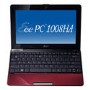 ASUS Eee PC Seashell 1008HA Netbook in Red - 6 Hours Battery Life