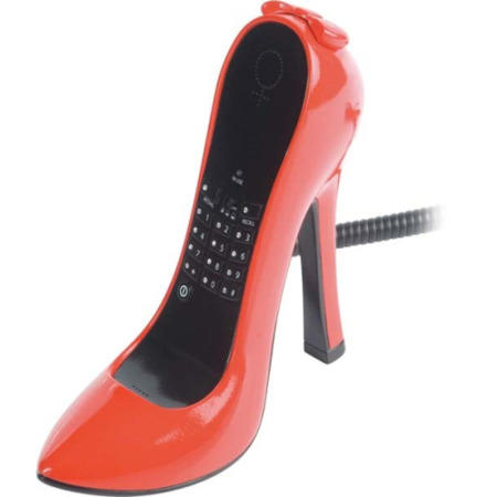 Lazerbuilt Stiletto Corded Telephone - Red