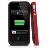 Mophie Juice Pack Plus Case and Rechargeable Battery for iPhone 4/4S - Red