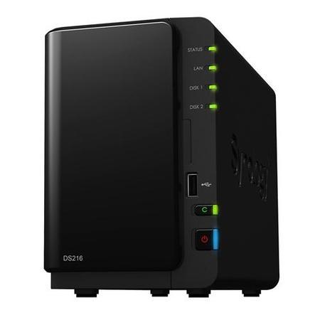 Synology DS216 12TB 2 x 6TB WD RED HDD NAS