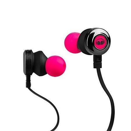 Monster Clarity HD Noise Isolating In-Ear Headphones - Neon Pink
