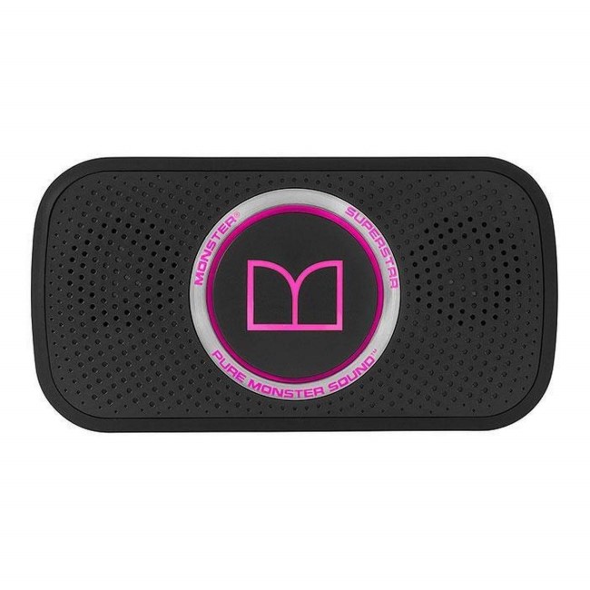 Monster SuperStar Bluetooth Speaker - Neon Pink