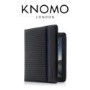 Knomo iPad/Tablet Folio Leather Case in Black 