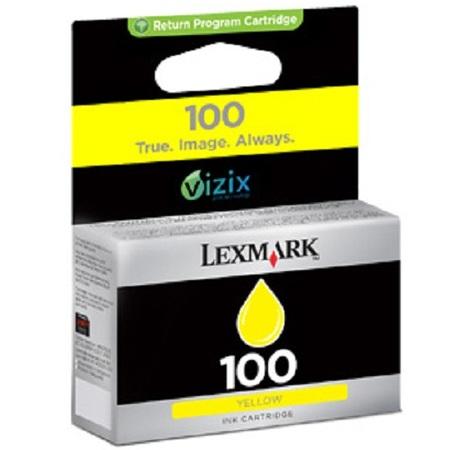 Lexmark Cartridge No. 100 - Print cartridge - 1 x yellow - 200 pages - LRP / LCCP