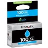 Lexmark Cartridge No. 100XL - Print cartridge - High Yield - 1 x Cyan - 600 pages - LRP / LCCP