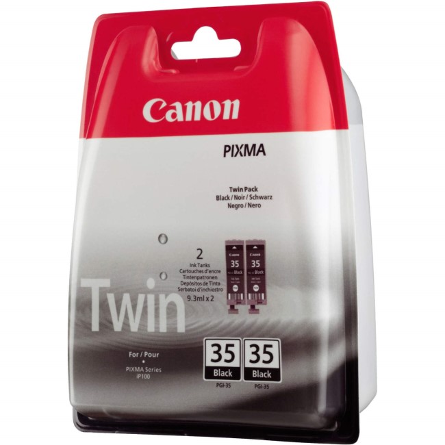 Canon PGI-35BK Black Twin Pack Ink Catridge