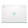 Refurbished HP Chromebook 14-x020na 14" NVIDIA Tegra K1 2GB 16GB Chrome OS in  White/Turquoise Laptop