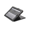 Trust Organiser and Folio Stand for iPad - Black Compatible with iPad 2/3/4