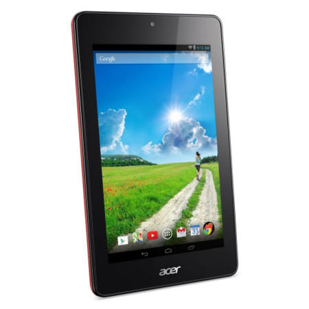 Refurbished Acer Iconia B7-730HD 7" Intel Atom Dual Core Z2560 1.6GHz 1GB 32GB Android 4.2 Tablet in Black/Red