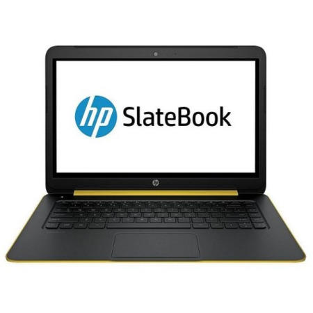 GRADE A1 - As new but box opened - HP SlateBook 14-P000NA 2GB 32GB 14 inch Full HD Touchscreen Android Laptop in Space Silver & Yellow
