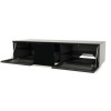 Ex Display - As new but box opened - Alphason Element EMT1250CB-BLK Black TV Cabinet - Up to 60 Inch