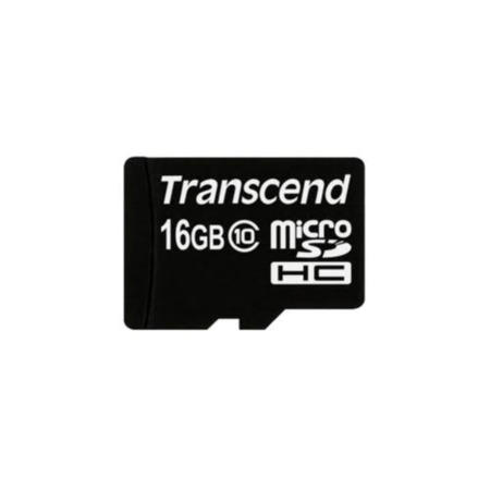 GRADE A1 - As new but box opened - Transcend 16GB MicroSDHC Flash Card with Adaptor Class 10