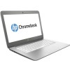 A1 Refurbished HP Chromebook 14-x023na  NVIDIA Tegra K1 2GB DDR3L 16GB SSD 14&quot; Google Chrome OS Chrombook Laptop - White/Silver