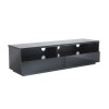 GRADE A2 - Light cosmetic damage - UKCF New York Gloss Black TV Cabinet - Up to 55 Inch