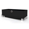 GRADE A2 - Light cosmetic damage - MDA Designs Curve 1000 Black TV Cabinet up to 50 inch