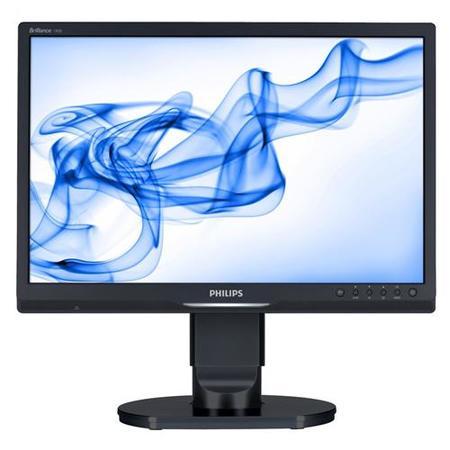 Philips 190B1CB 19" LCD Monitor 1440x900 VGA DVI USB Height Adjustable Stand Spakers 3 Years Onsite warranty - Black