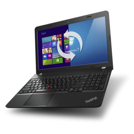 GRADE A1 - As new but box opened - Lenovo ThinkPad Edge E555 AMD A8-7100 4GB 500GB DVDRW 15.6" Windows 7/8.1 Professional Laptop