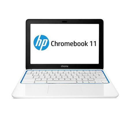 Hewlett Packard A2 HP Chromebook 11-1126NL Samsung Exynos 2GB 16GB SSD 11.6" HD Chrome OS Laptop - White & Blue