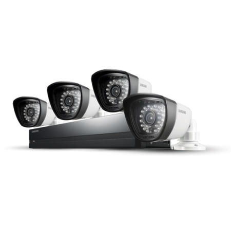 Samsung 500GB 8 Channel 960H DVR CCTV Security System with 4x 700TVL Cameras
