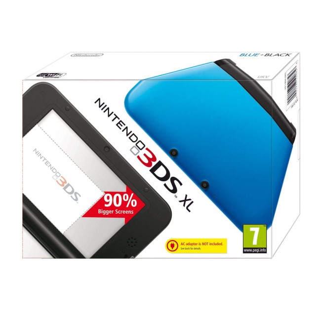 Nintendo 3DS XL Handheld Console - Blue and Black