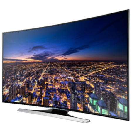 Ex Display - As new but box opened - Samsung UE55HU8200 55 Inch 4K Ultra HD 3D Curved LED TV