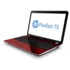 Refurbished Grade A2 HP Pavilion 15-e072sa Quad Core 4GB 750GB Windows 8 Laptop in Red &amp; Black 
