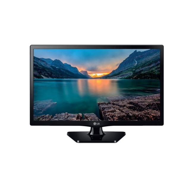 LG 24" Black HD Ready Monitor TV 1366 x 768 Speakers VGA HDMI SCART and USB Monitor TV