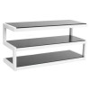 Norstone Esse White and Black TV Stand - Up to 50 Inch