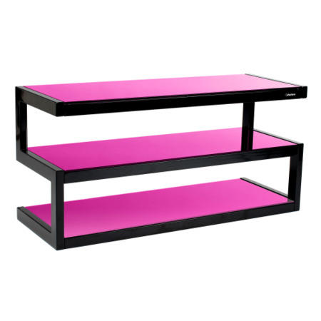 Norstone Esse Black and Pink TV Stand - Up to 50 Inch