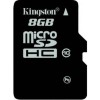 Kingston MicroSDHC 8GB Card Class10 with Adapter