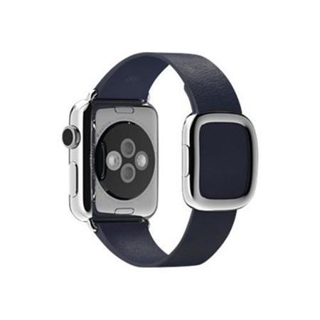 GRADE A1 - Apple 38mm Modern Buckle - Small - watch strap - midnight blue - for Watch Hermès 