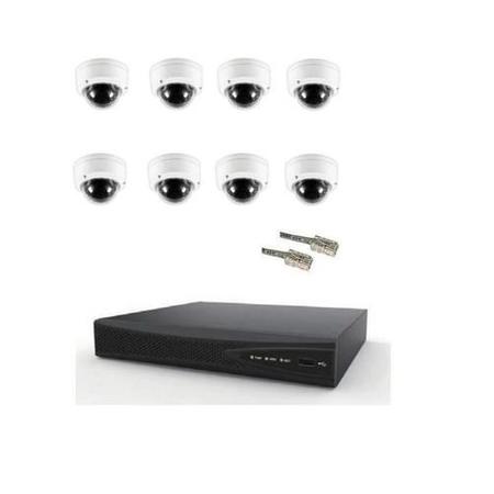 electriQ IQ Pro CCTV 8CH 8 x 2MP Dome camera 2TB Hard Drive 