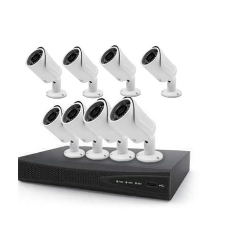 electriQ IQ Pro 8 Channel Network Video Recorder with 8 x 2MP IP Bullet cameras & 2TB Hard Drive