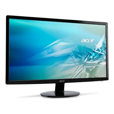 Refurbished Acer S241HLCbid 24" LED Monitor in Gloss Black
