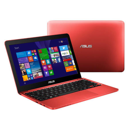 Refurbished Asus EeeBook X205TA 11.6" Intel Atom Z3735F 1.33GHz 2GB 32GB Windows 8.1 with Bing Laptop in Red
