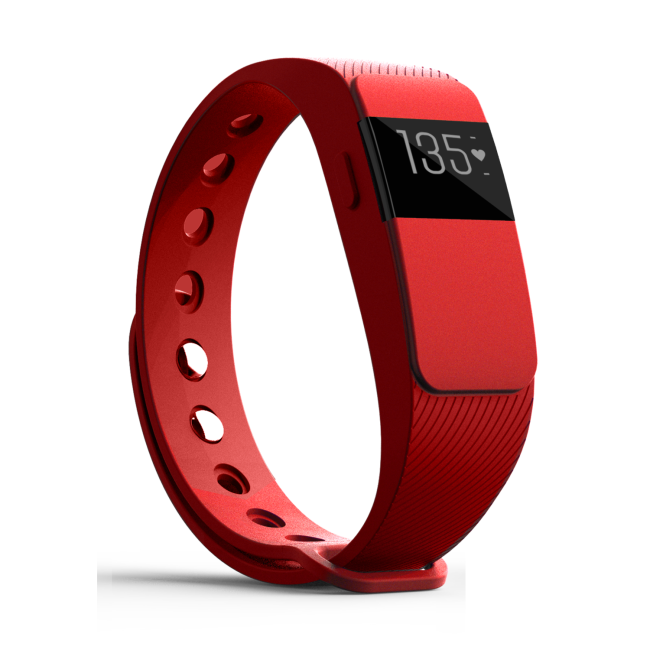 iQ FIT HR 2.0 Activity Fitness Tracker with Heart Rate + Extra Red Wristband