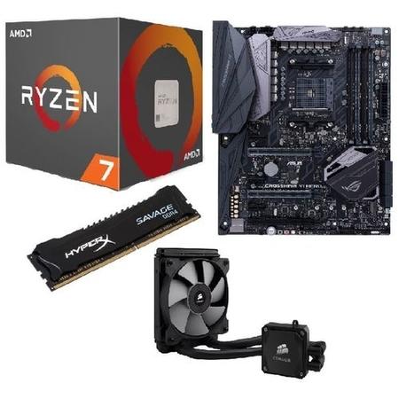 AMD Ryzen 1700X + Crosshair VI Hero + HyperX Savage 8GB + Corsair H60 Bundle