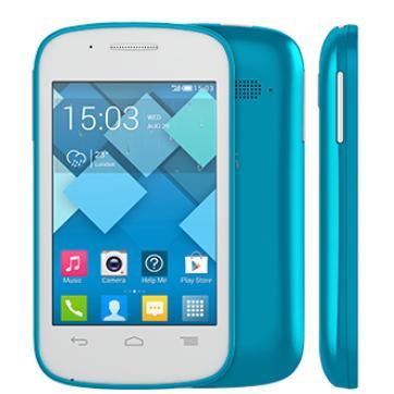 Alcatel 4015X Pop C1 White FreshTurquoise Sim Free Mobile Phone 