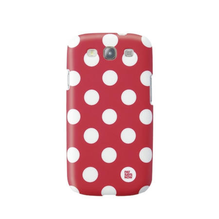 Pat Says Now Samsung Galaxy S3 Phone Case - Red Polka Dot