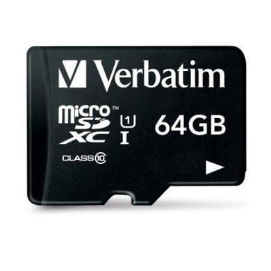 Verbatim 64GB Micro SDXC Class 10 - No Adapter