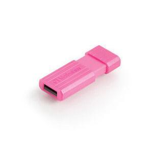 Verbatim 8GB PinStripe USB Memory Stick - Pink